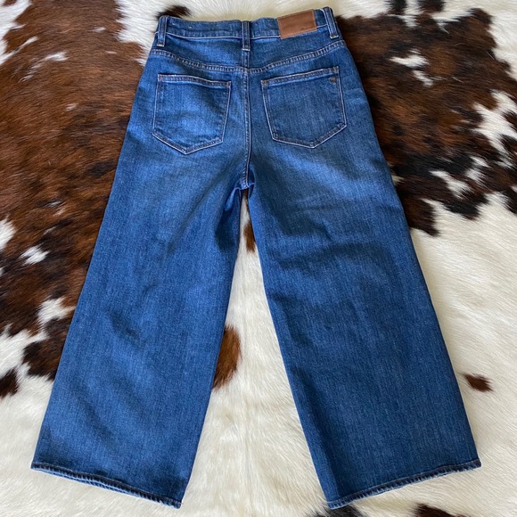 Madewell Wide-Leg Crop High Waist Jeans G7204 - Picture 8 of 8